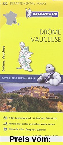 DROME / VAUCLUSE 11332 CARTE ' LOCAL ' ( France ) MICHELIN KAART